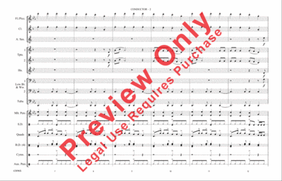 Dark Horse Marching Band scores gallery preview page 3