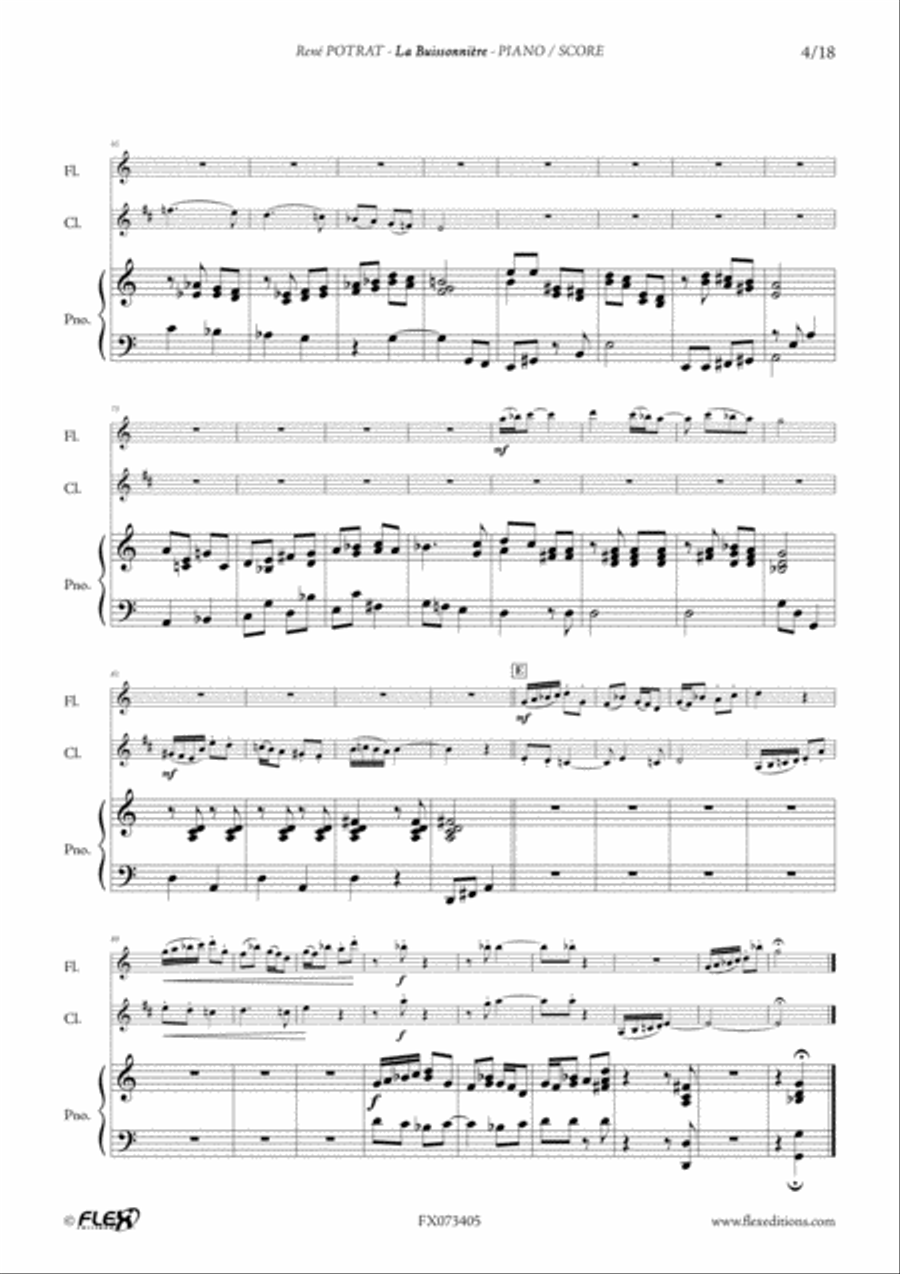 La Buissonniere Clarinet scores gallery preview page 4