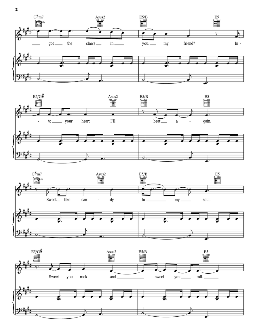 Crash Into Me Acoustic Guitar scores gallery preview page 2