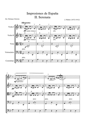 Serenata Española - String quintet / String Orchestra