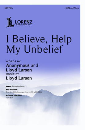 Book cover for I Believe, Help My Unbelief