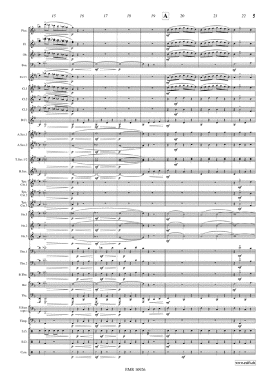 Niagara Falls Concert Band scores gallery preview page 6