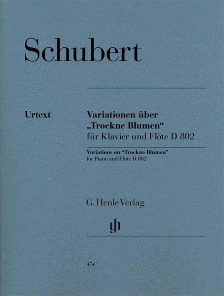Schubert - Variations Op 160 Flute/Piano