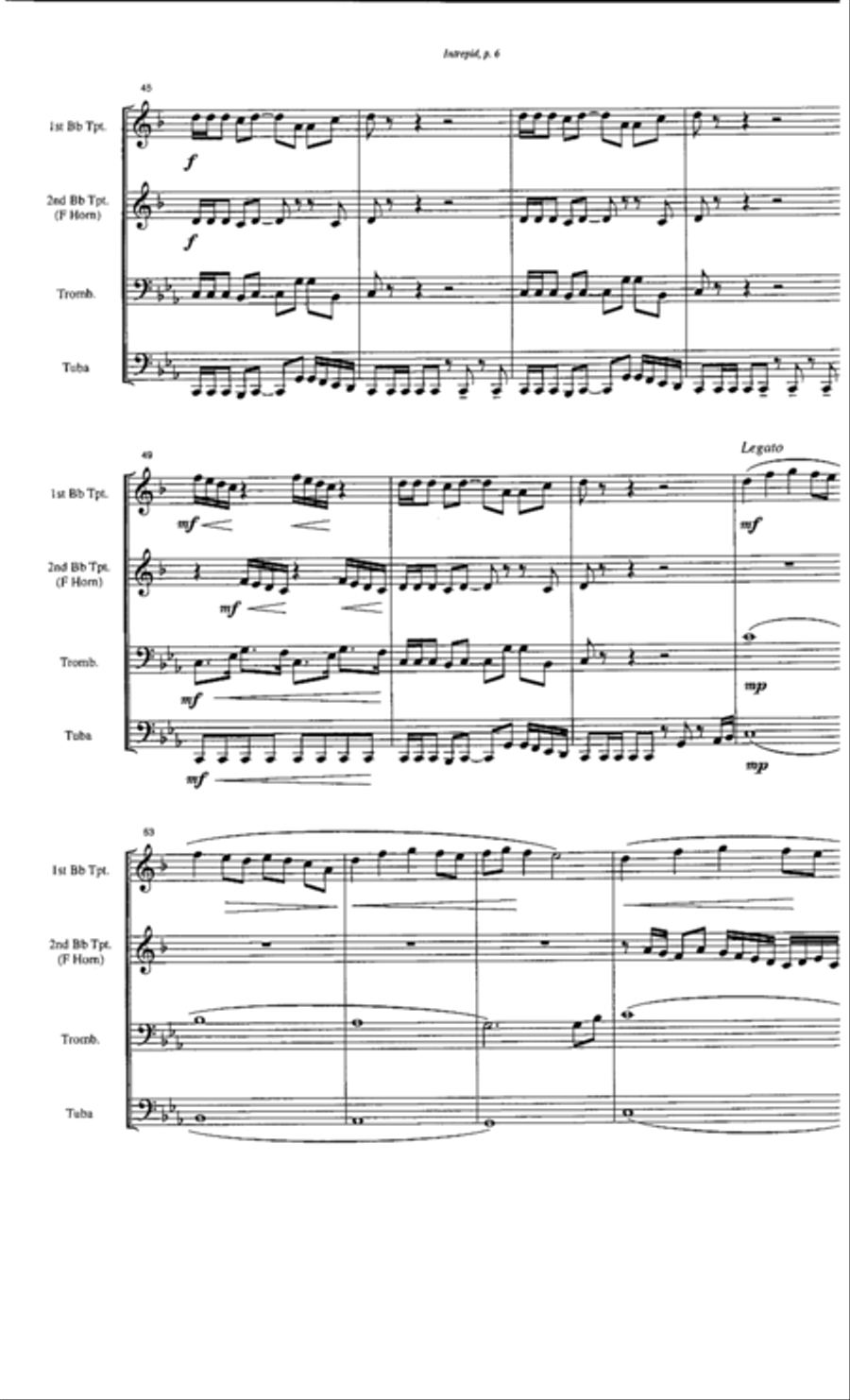 Intrepid Brass Quartet scores gallery preview page 6