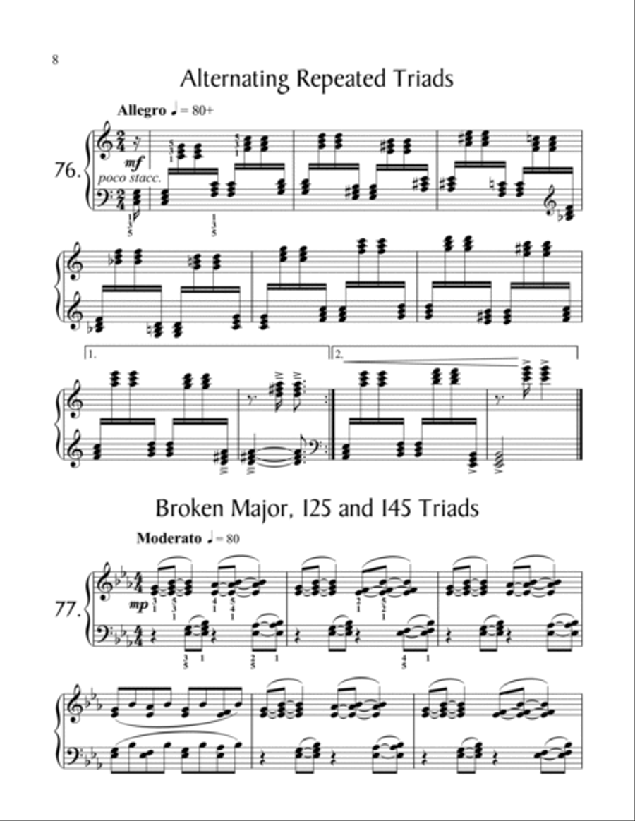 175 Exertudes, Book 3: Late Intermediate Piano Solo scores gallery preview page 6