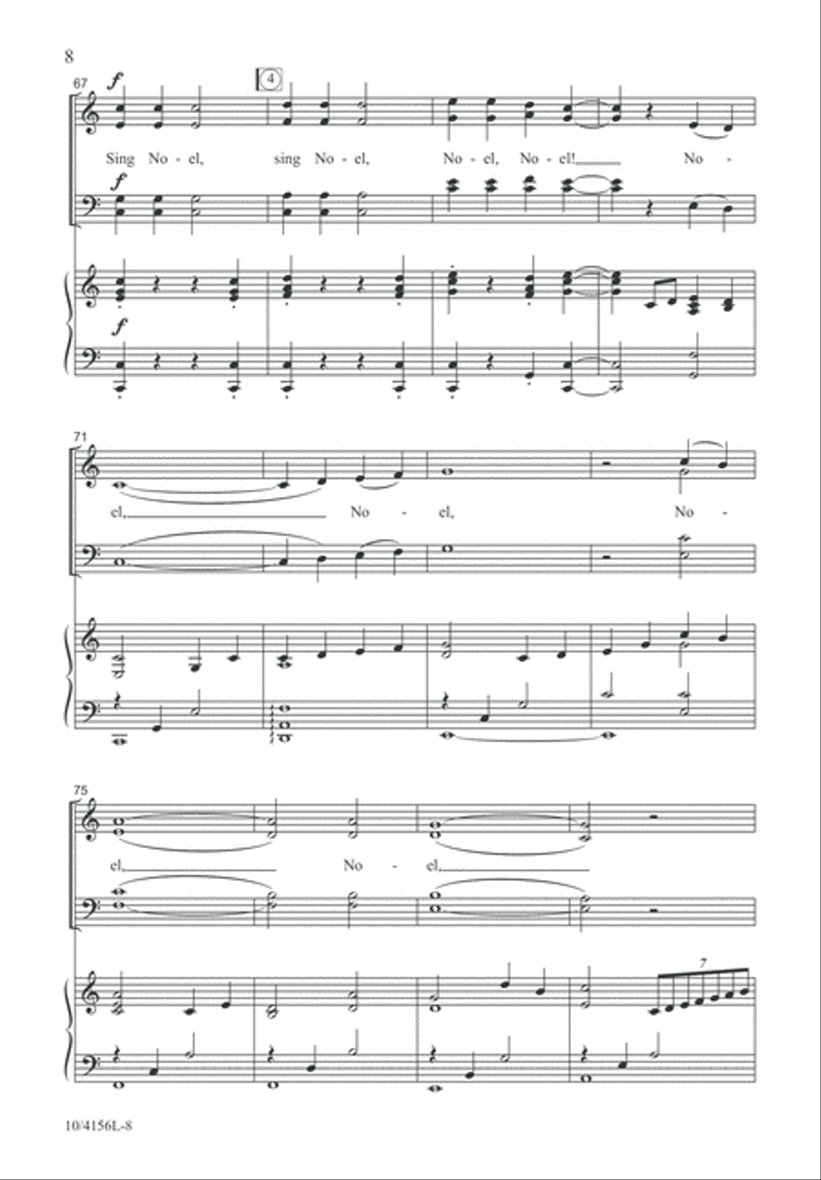 Noel Festival Noel Festival 4-Part scores gallery preview page 8