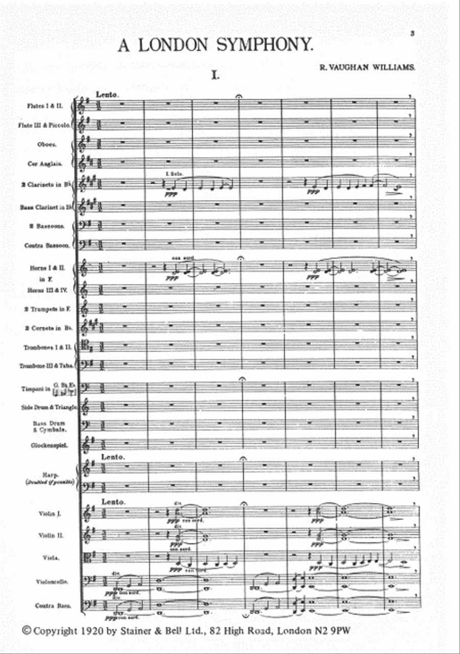 A London Symphony A London Symphony Full Orchestra scores gallery preview page 2