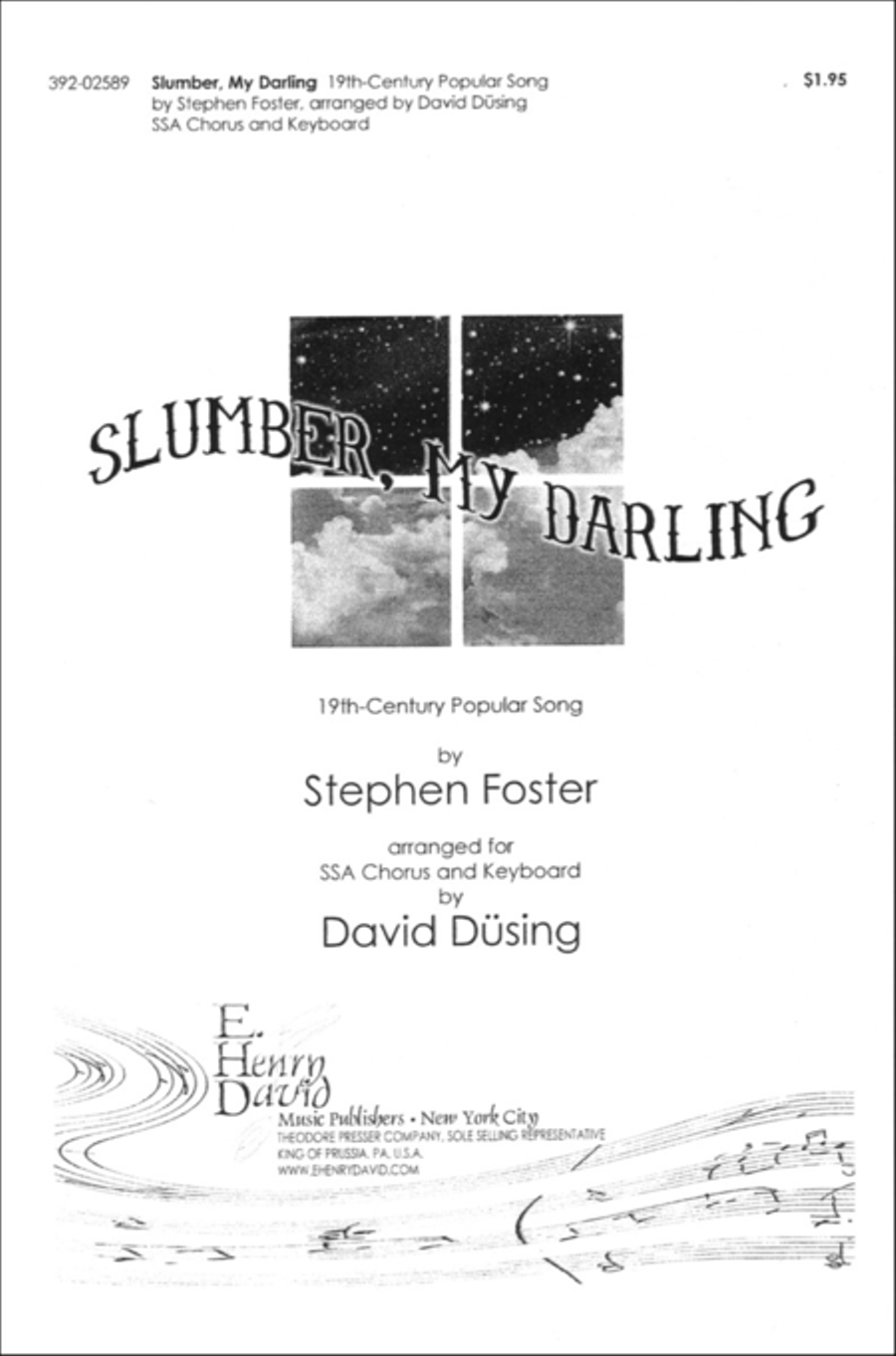Slumber, My Darling SSA scores gallery preview page 1