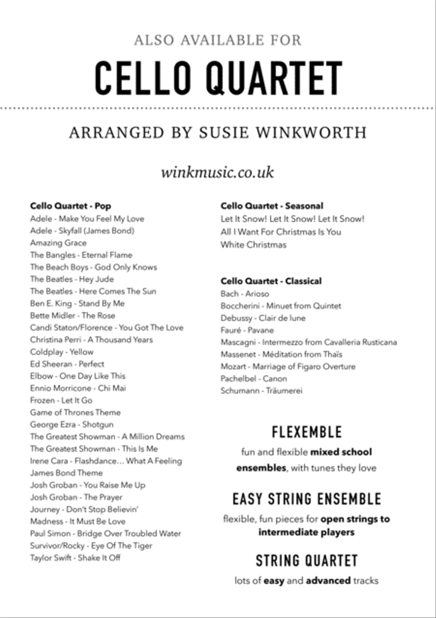 Let It Snow! Let It Snow! Let It Snow! String Quartet scores gallery preview page 2