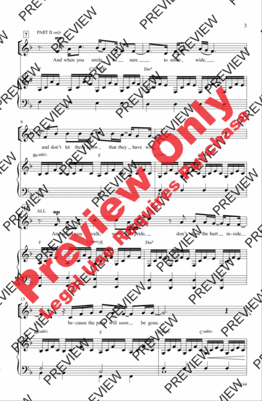 Dream Big 2-Part scores gallery preview page 3