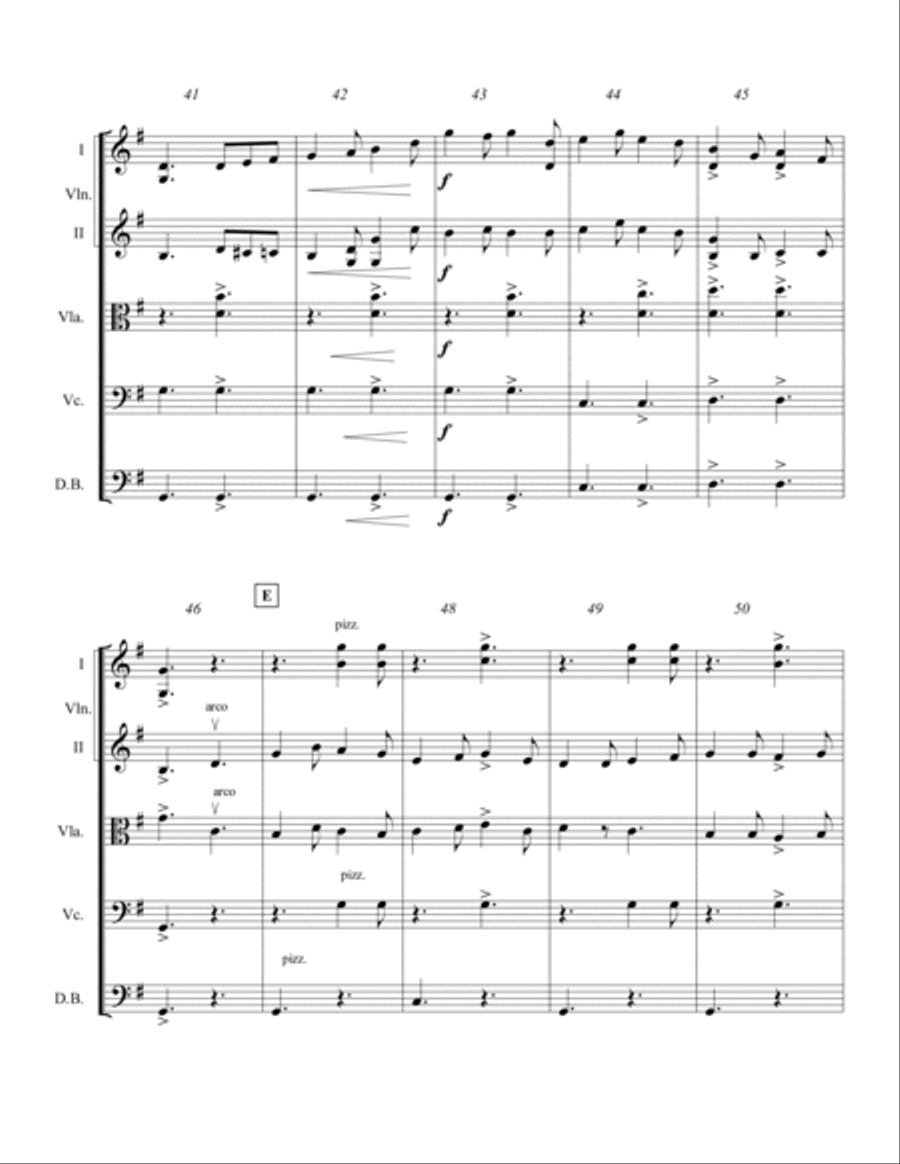 The Arkansas Travelling Turkey in the Straw String Orchestra scores gallery preview page 5
