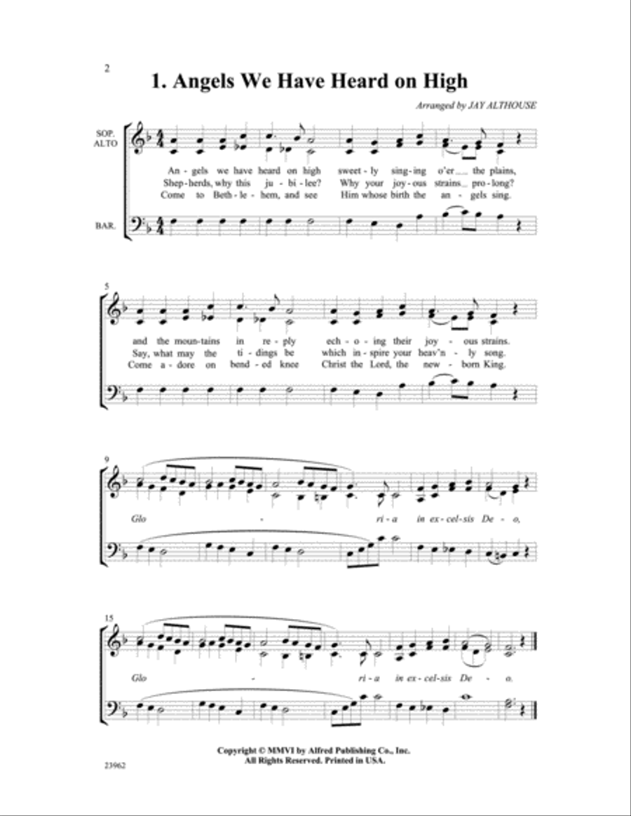 Joy! - A Carol Collection 3-Part scores gallery preview page 2