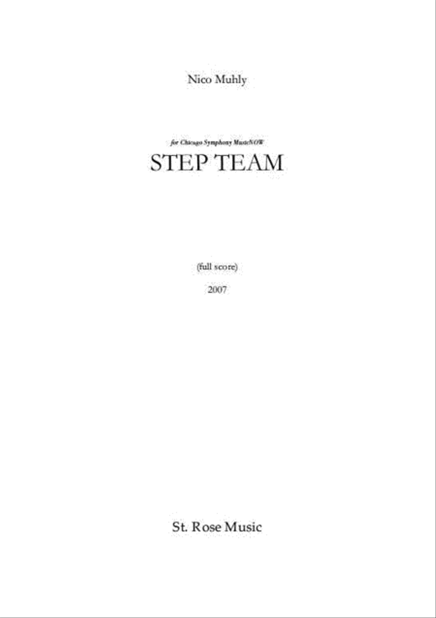 Step Team Score scores gallery preview page 1