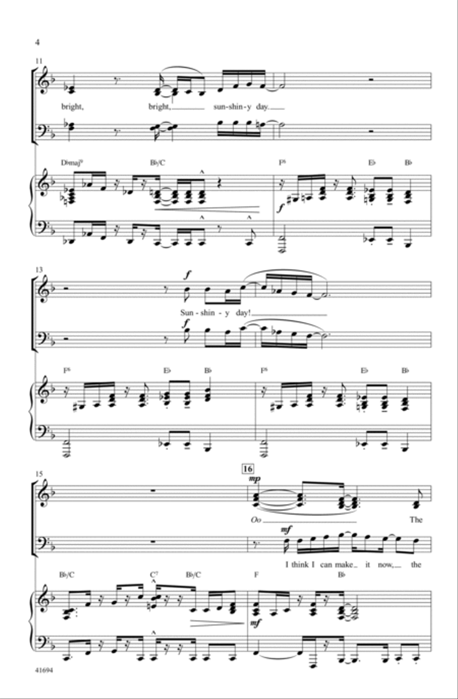 I Can See Clearly Now Choir scores gallery preview page 3
