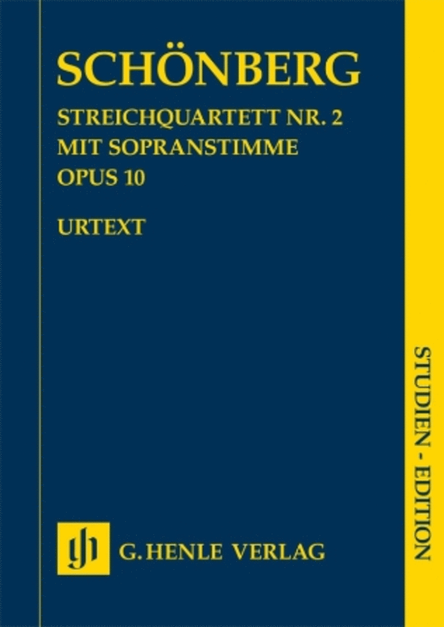 String Quartet No. 2 Op. 10 with Soprano Part