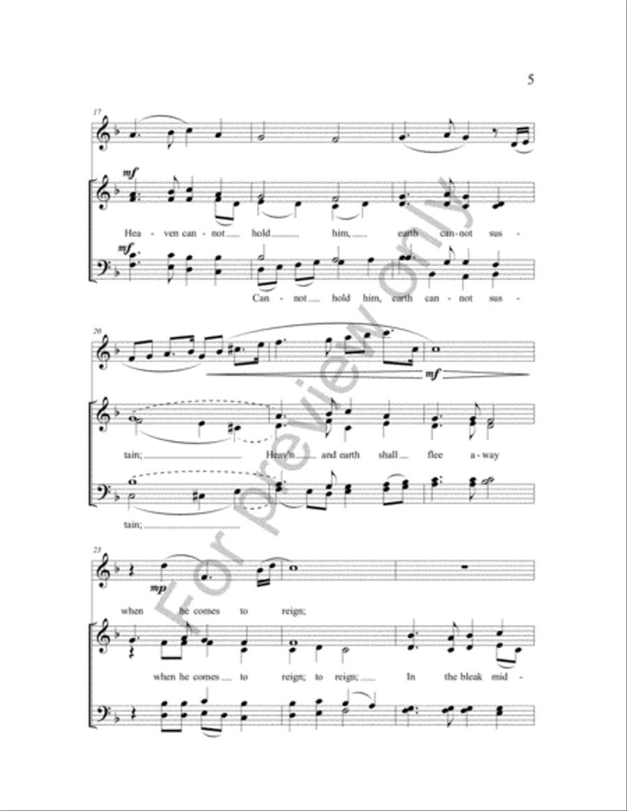 In the Bleak Midwinder 4-Part scores gallery preview page 4