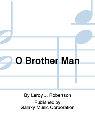 Book cover for O Brother Man