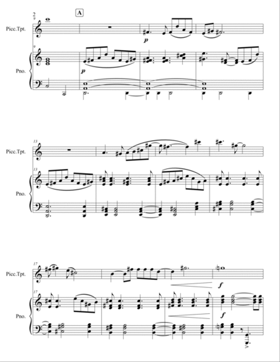 Veronique Veronique Piccolo Trumpet scores gallery preview page 2