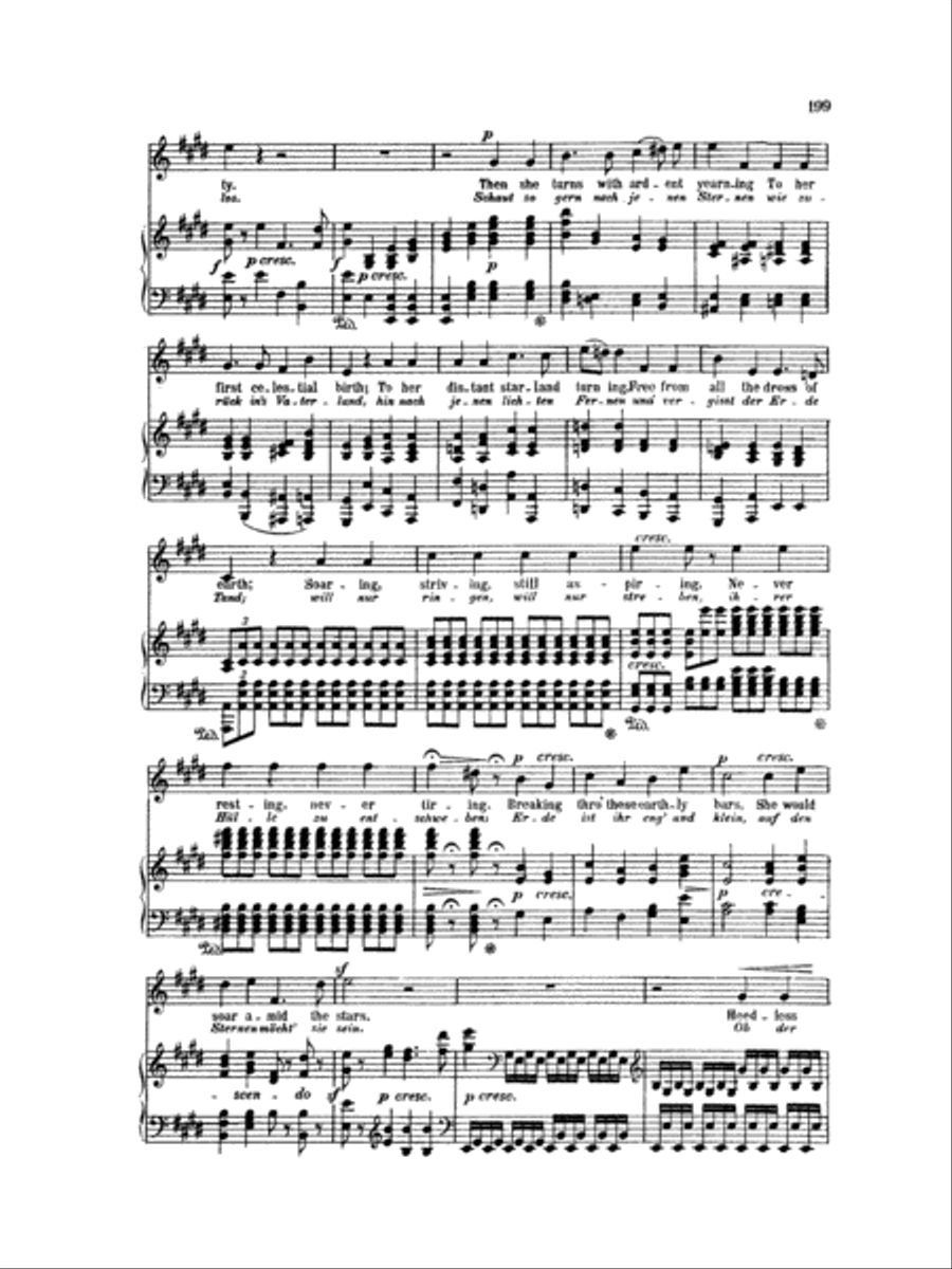 Beethoven: Songs (Complete)-- 66 songs, mostly for Medium Voice (German/English) Medium Voice scores gallery preview page 2