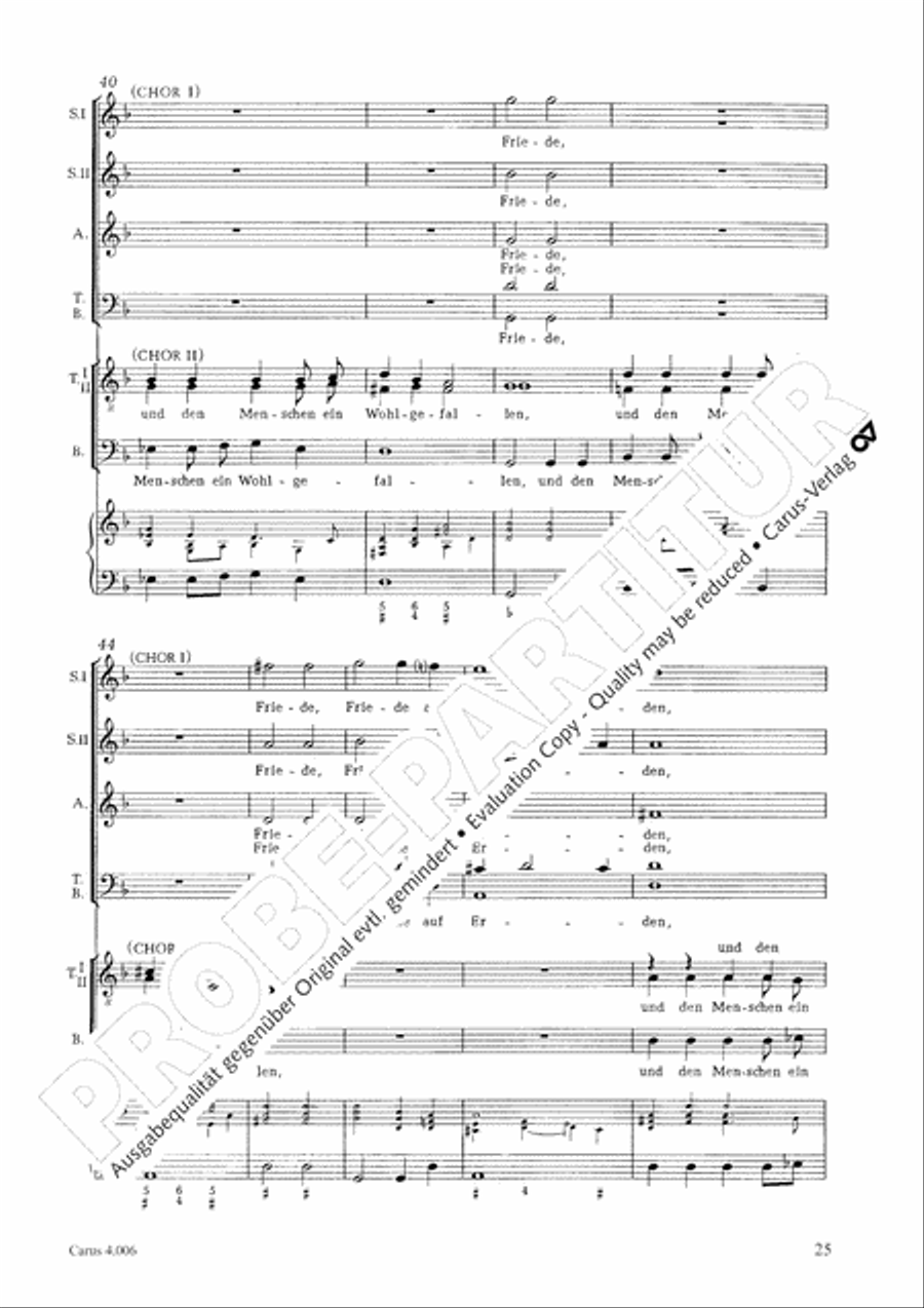 Ten motets Choir scores gallery preview page 27
