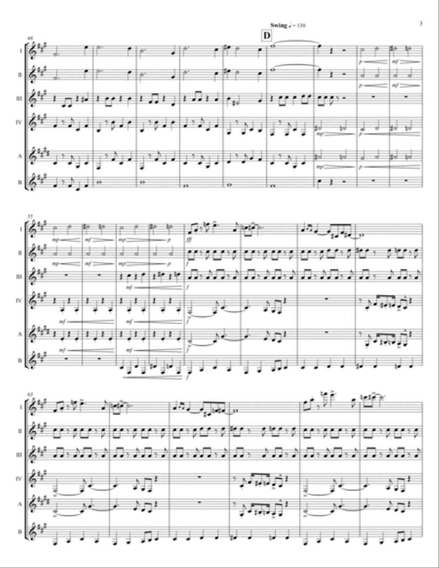 From Russia With Love Clarinet Quintet scores gallery preview page 4