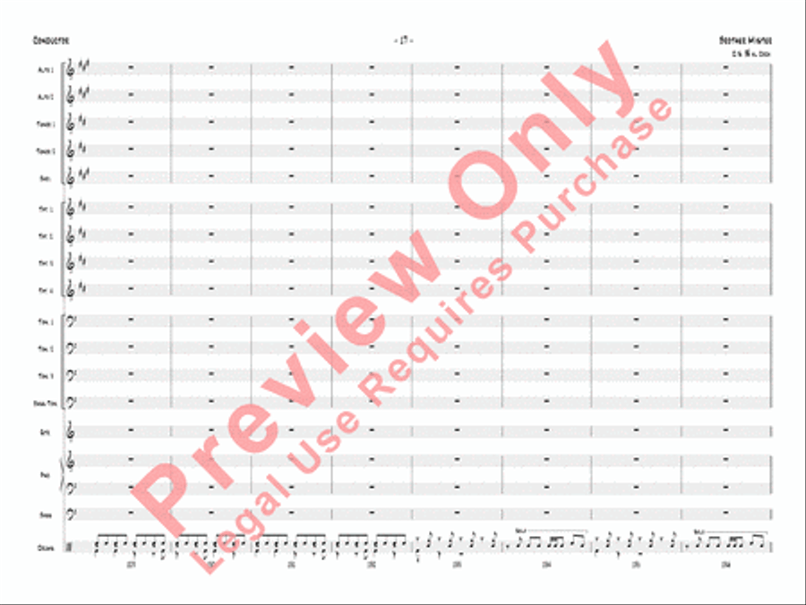 Brother Mister Jazz Ensemble scores gallery preview page 20