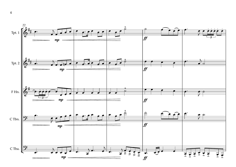 Russian Federation National Anthem for Brass Quintet (World National Anthem Series)