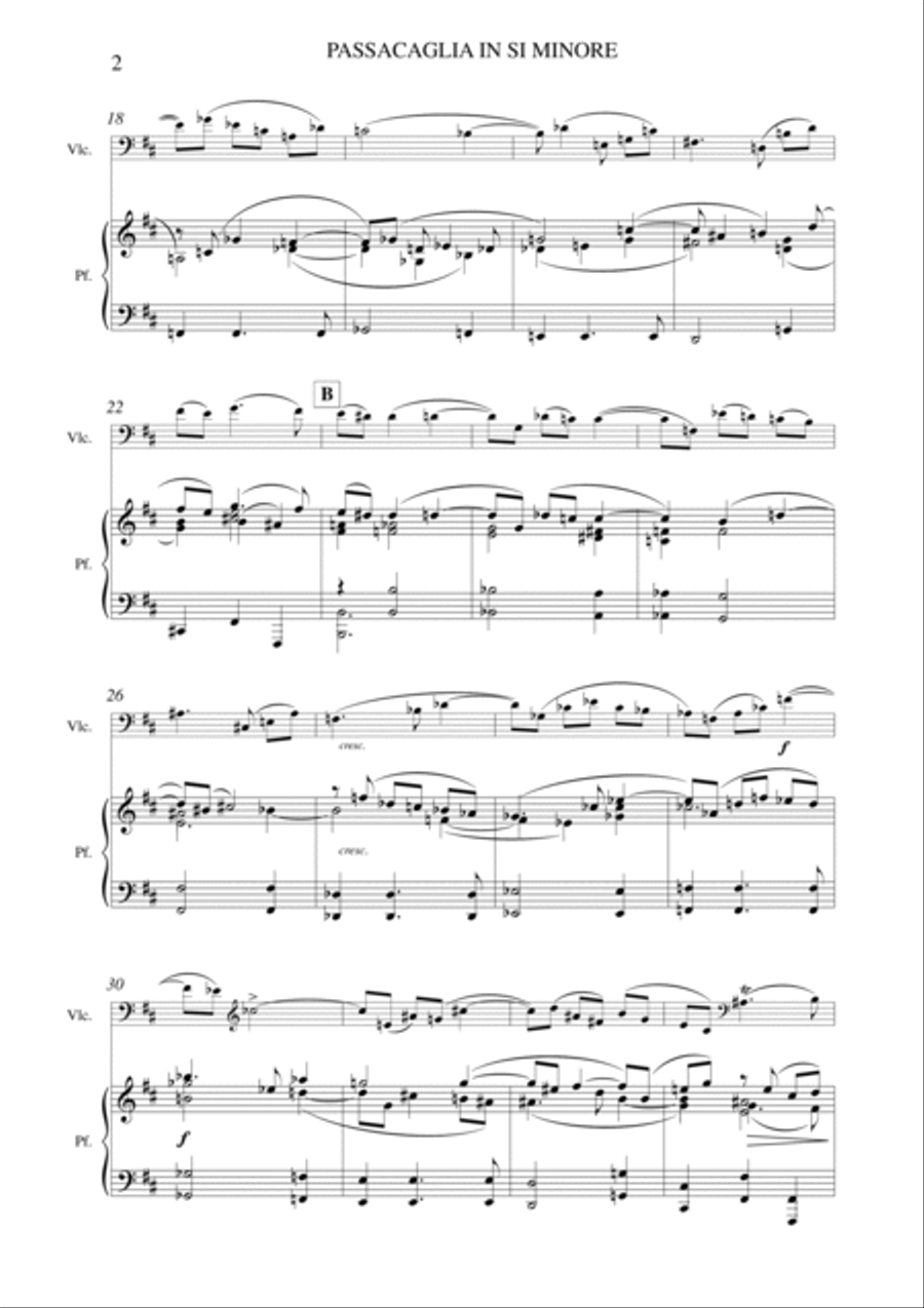 Salvatore Passantino: PASSACAGLIA IN SI MINORE (ES-21-038)