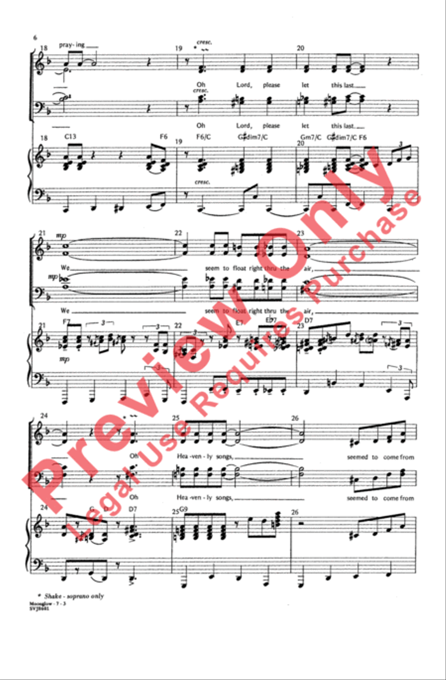 Moonglow 4-Part scores gallery preview page 5