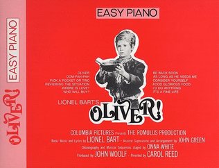 Book cover for Oliver! (Easy Piano)
