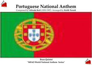 Book cover for Portuguese National Anthem ''A Portuegesa'' for Brass Quintet (MFAO World National Anthem Series)