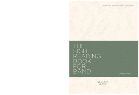 Sight Reading Book For Band, Vol 4 - Baritone Sax