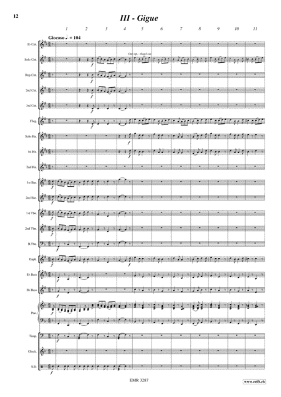 Royal Wedding Music Brass Band scores gallery preview page 8