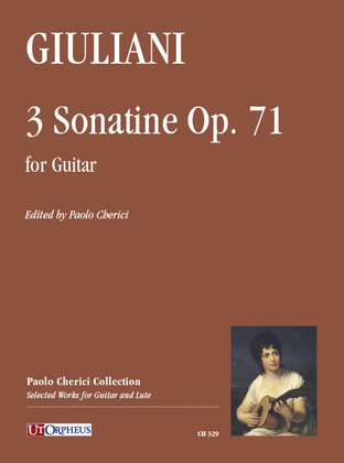 Book cover for 3 Sonatine Op. 71 for Guitar