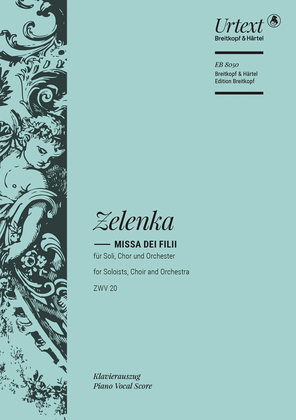 Book cover for Missa Dei Filii ZWV 20
