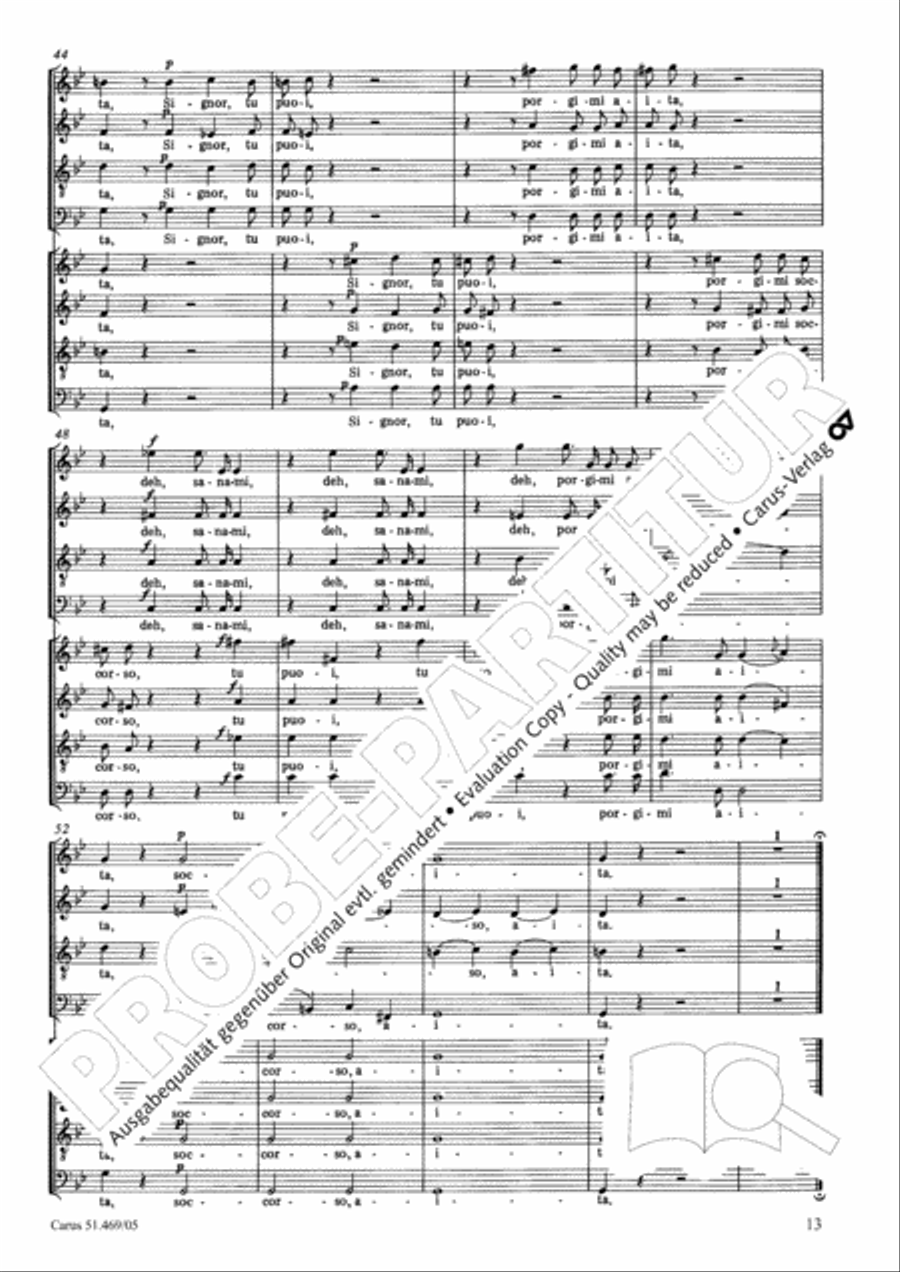 Davide penitente 4-Part scores gallery preview page 14