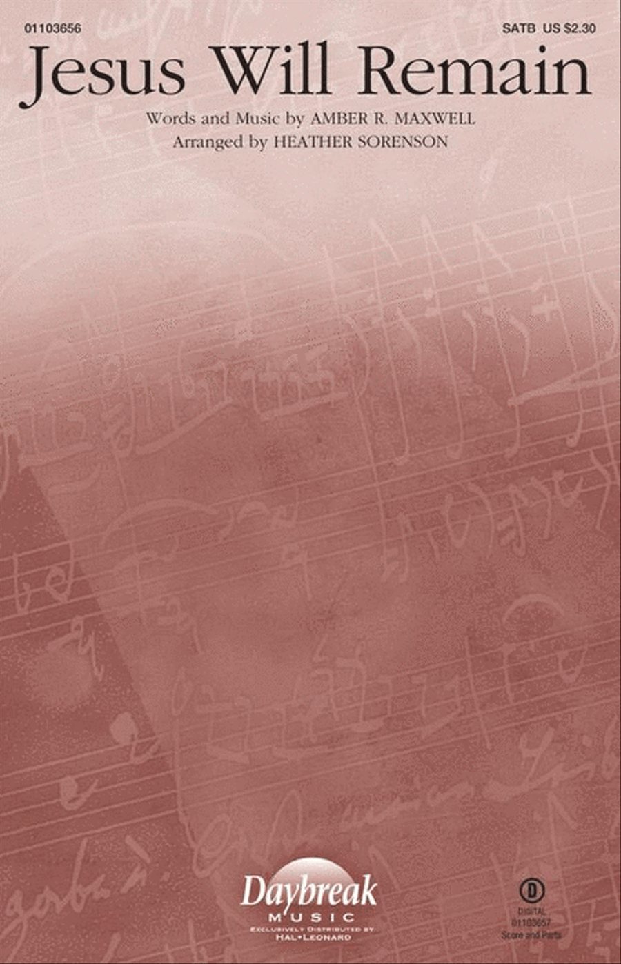 Jesus Will Remain 4-Part scores gallery preview page 2