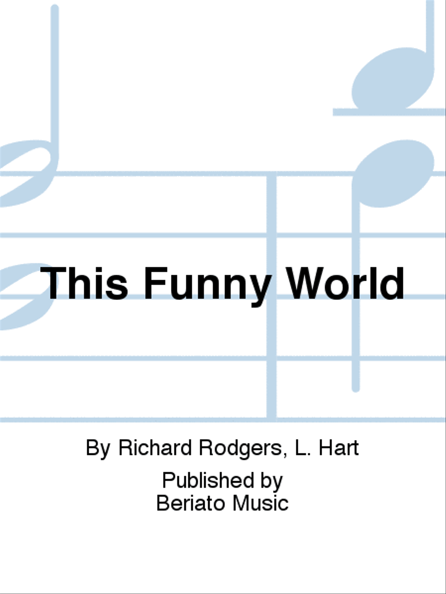 This Funny World Piano, Vocal, Guitar scores gallery preview page 1
