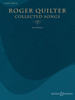 Book cover for Roger Quilter – Collected Songs