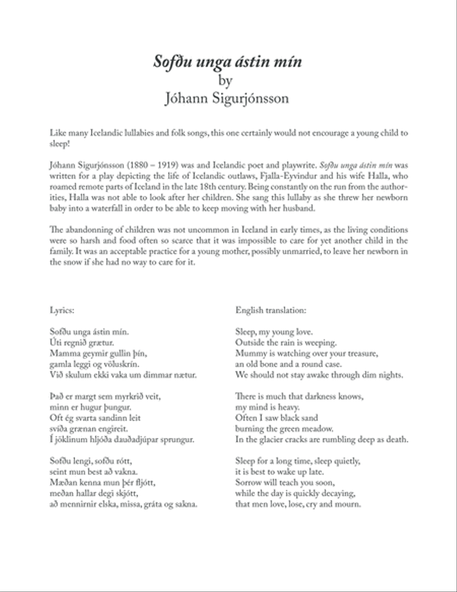 Variations on an Icelandic Lullaby (Sofðu unga ástin mín) for Flute Quartet Flute Quartet scores gallery preview page 2
