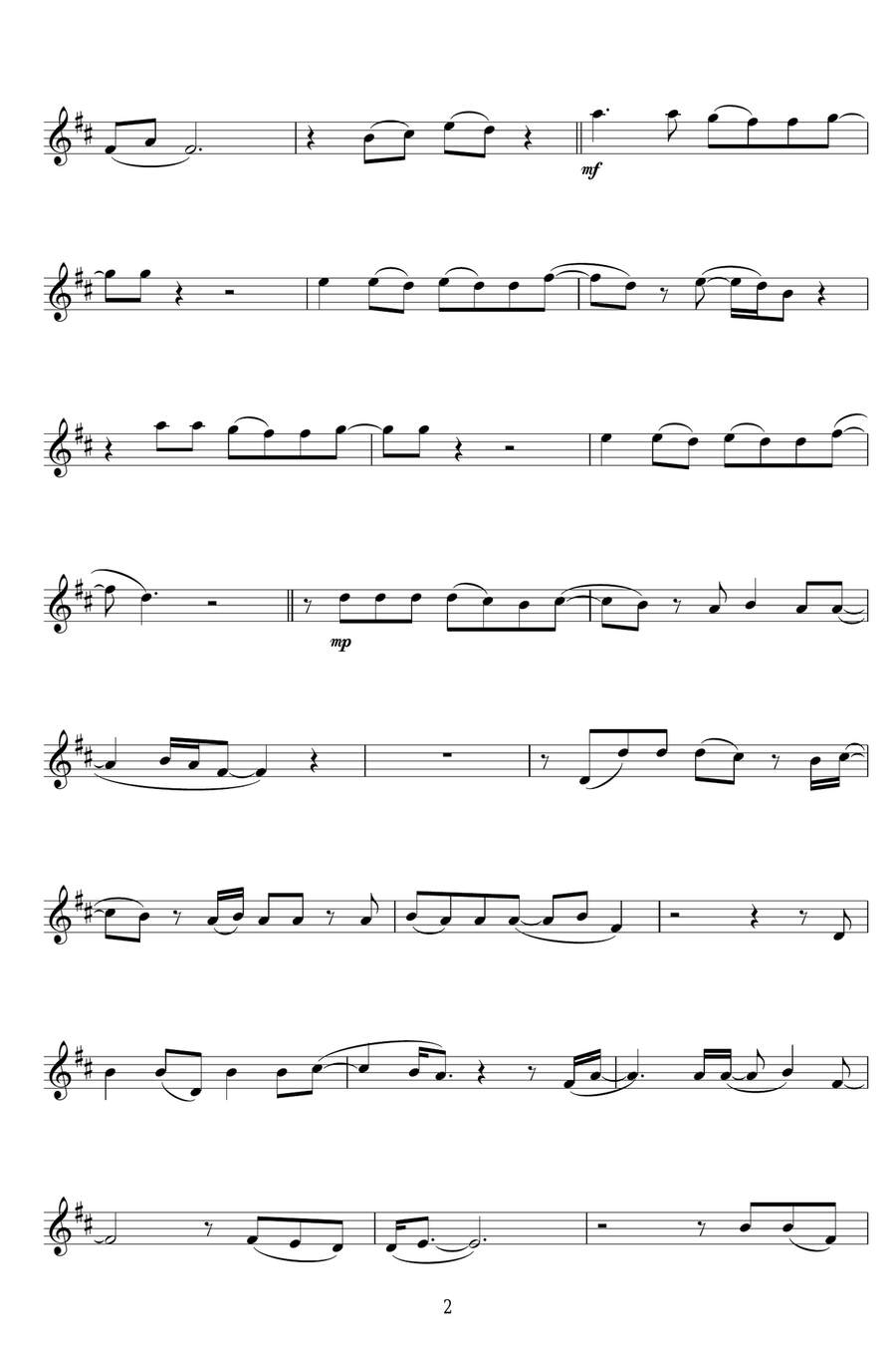 Private Number Private Number Clarinet Solo scores gallery preview page 2