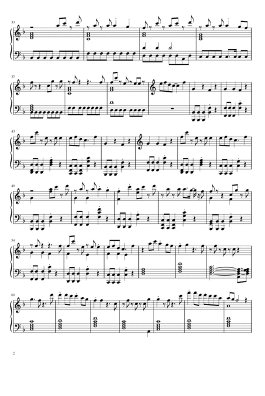 Silence Piano Solo scores gallery preview page 2