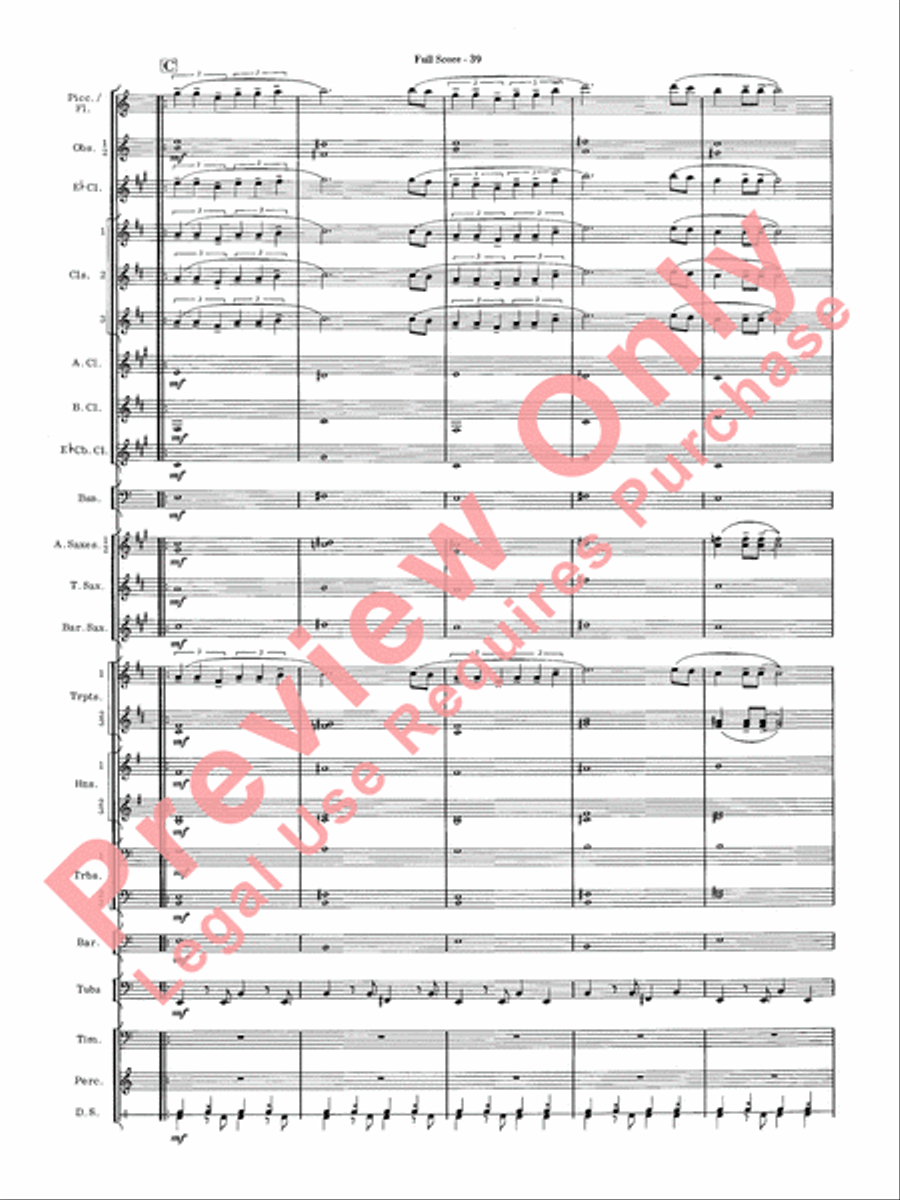 James Bond Suite Concert Band scores gallery preview page 41