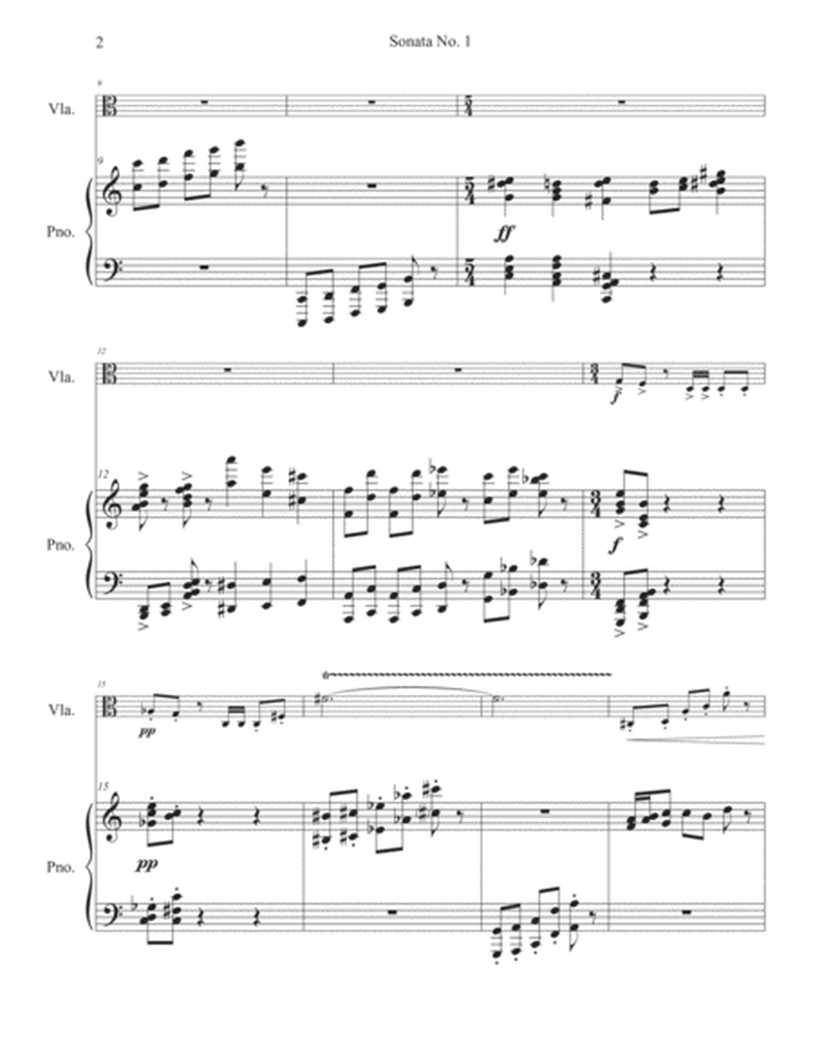 Sonata No. 1 for Viola and Piano