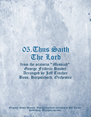 Book cover for 05. Thus Saith The Lord