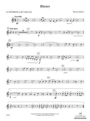 Bluster: (wp) 1st B-flat Trombone T.C.