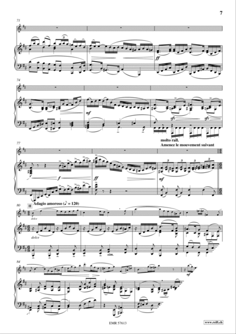 2. Solo de Concours 2. Solo de Concours Flute Solo scores gallery preview page 8