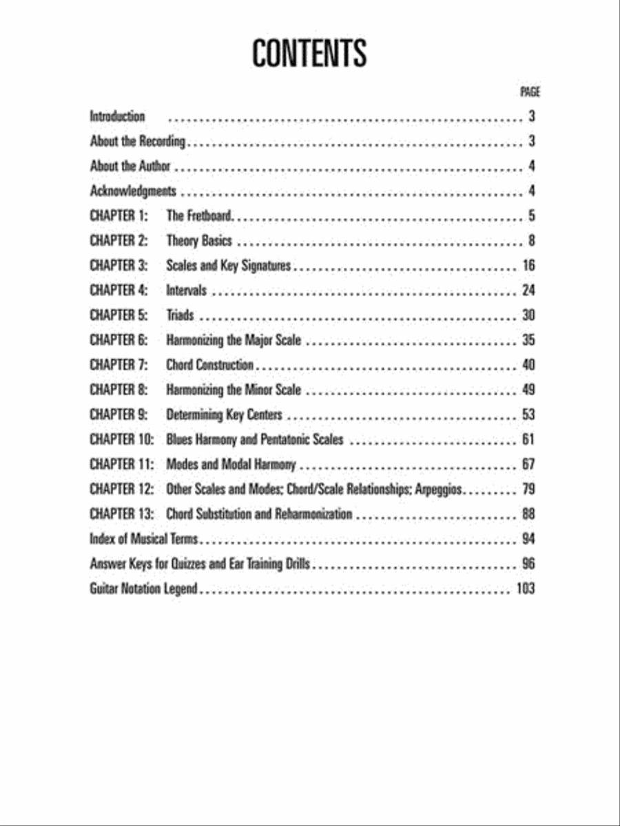Music Theory for Guitarists Guitar Tablature scores gallery preview page 6