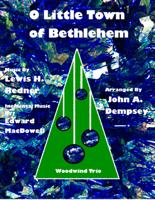 Book cover for O Little Town of Bethlehem (Woodwind Trio for Clarinet, Alto Sax and Tenor Sax)