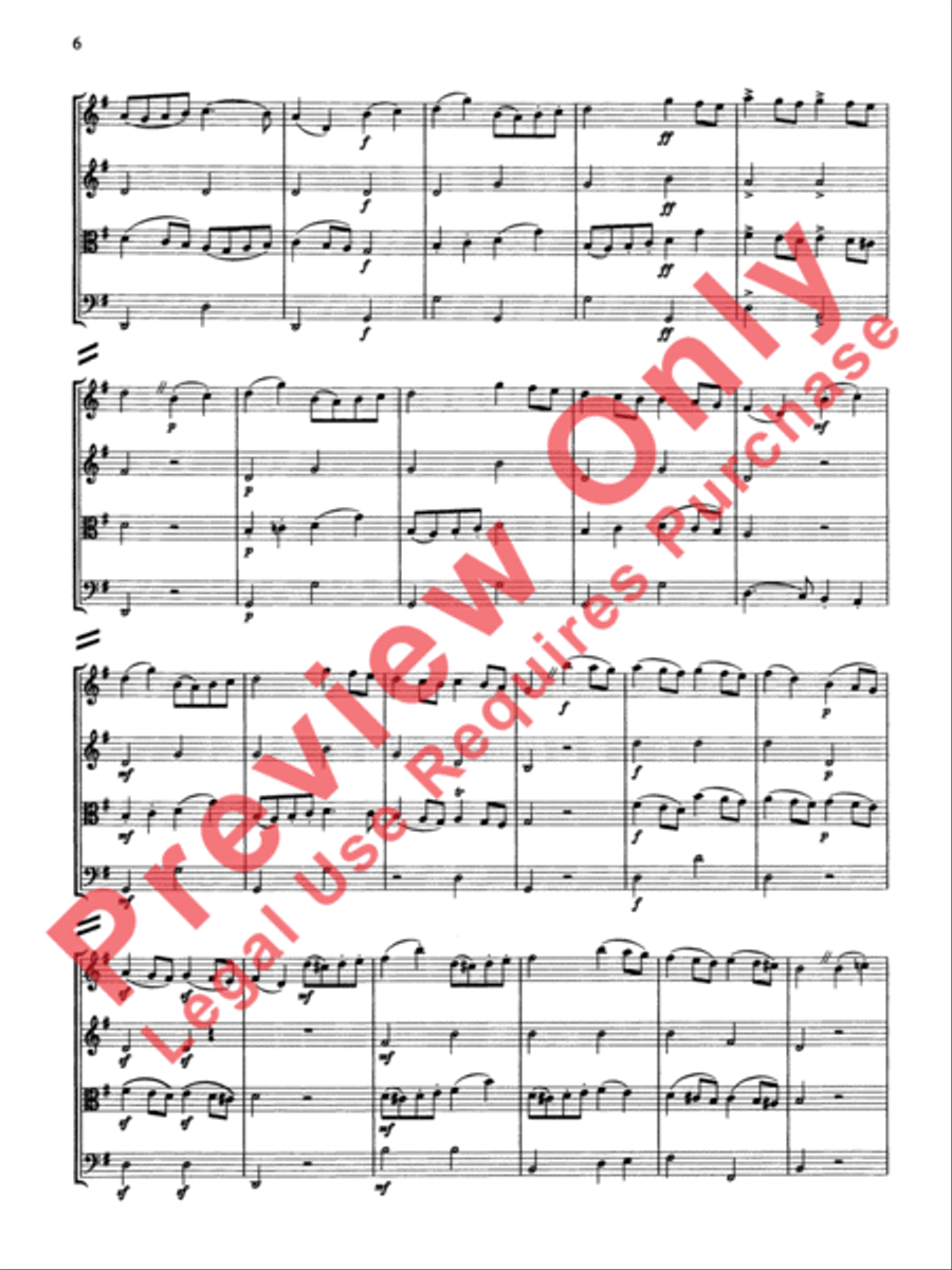 String Quartets for Beginning Ensembles, Volume 3 String Quartet scores gallery preview page 7
